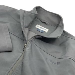 Magellan Outdoors Men's LS Full Zip Softshell Jacket‎ Fleece Lined Gray 2XL READ